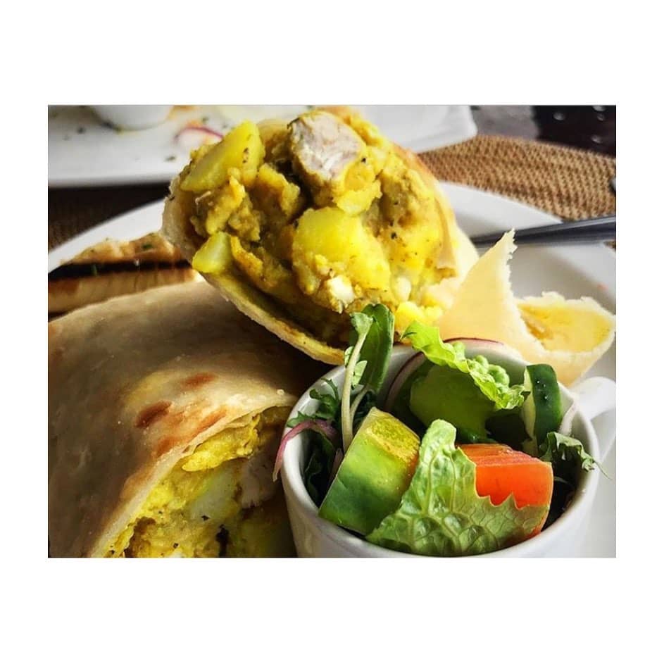 Chicken & Potato Roti