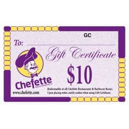 Gift Certificate