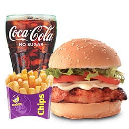 Barbecue Chicken Sandwich Meal