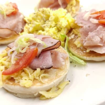 Pancakes Ham And Cheese