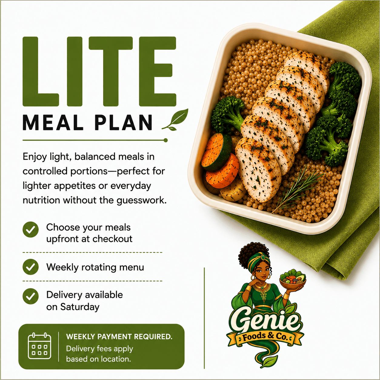 5-Day Lite Meal Plan