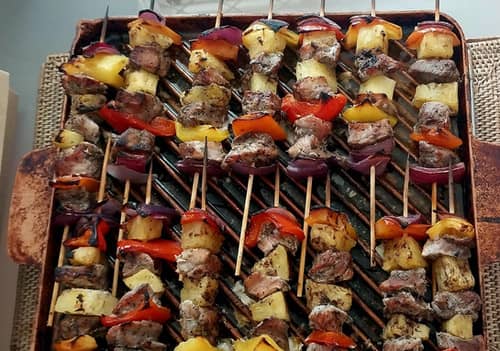 Jerked Pork & Pineapple Skewers (20)
