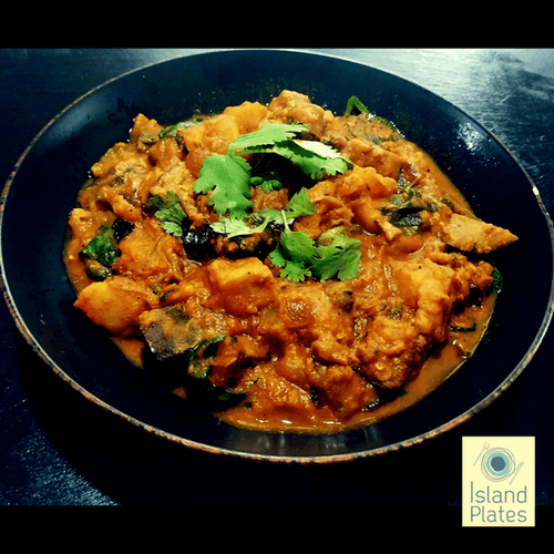 Sweet Potato & Eggplant Curry ( side for 2)