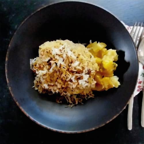 Tropical Fruit Crumble