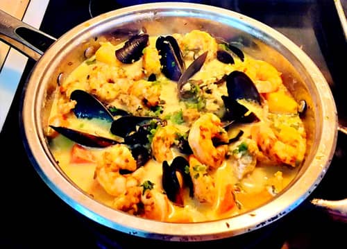 Island Curried Seafood