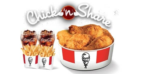 5PC Chick N' Share Full
