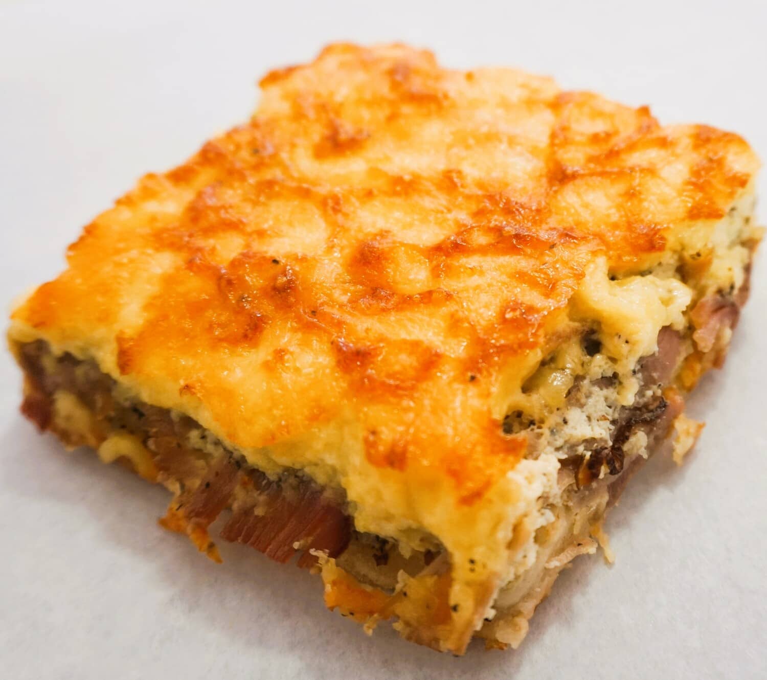 1/2 pan Bacon Quiche - Serves 12 - 14