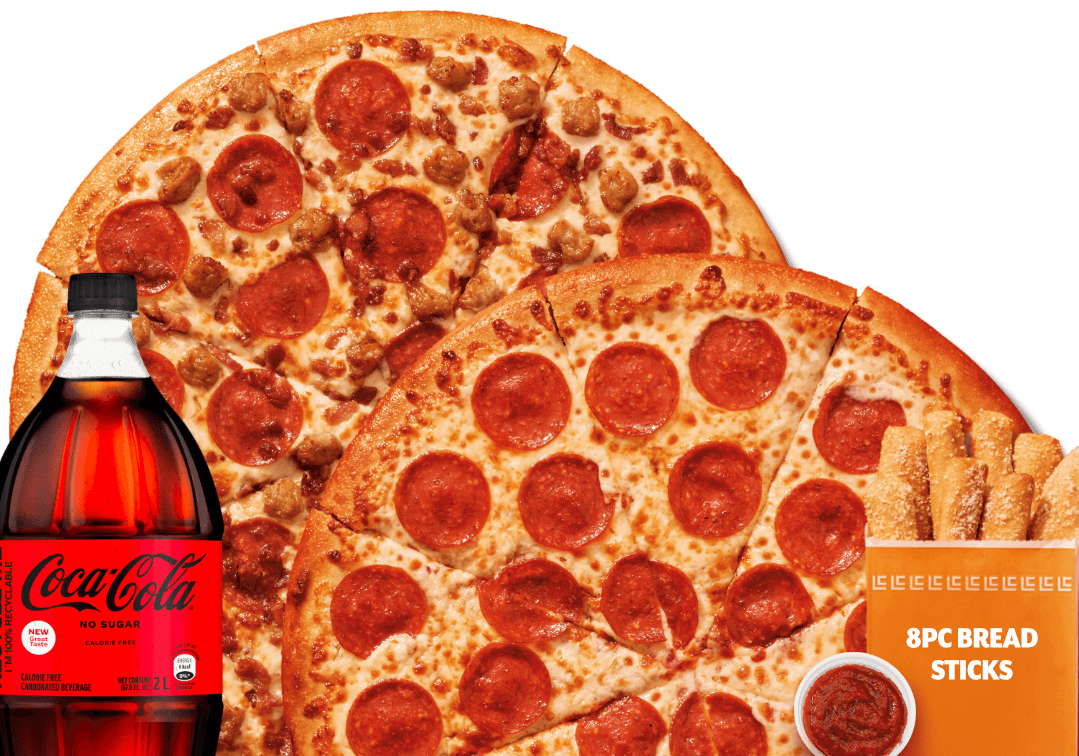 Party Meal - Pepperoni & 3 Meat