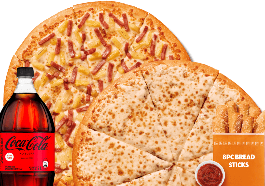 Party Meal - Cheese & Hawaiian
