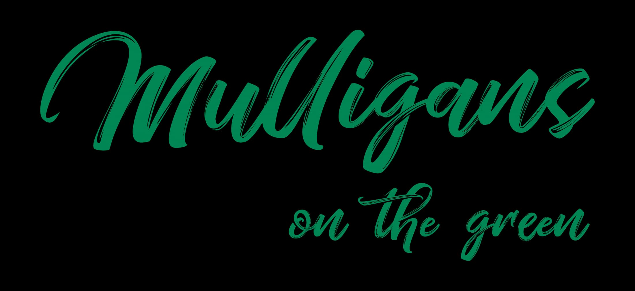 Mulligans on the green logo