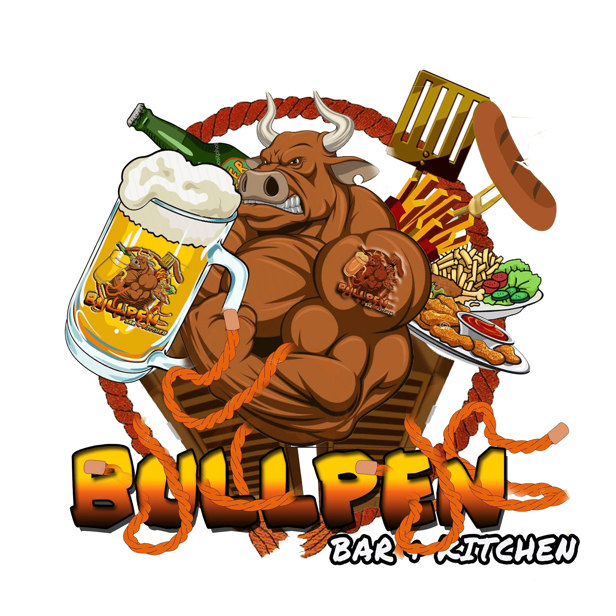 Ocho Rios Bullpen logo