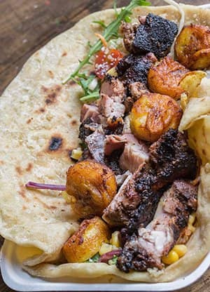 Jerk Pork Wrap