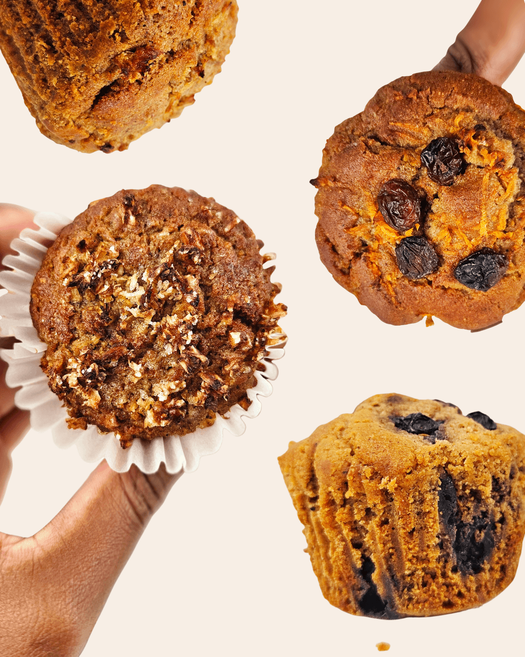3-Flavour Muffin Sampler – Box of 6