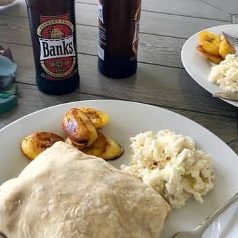 Saltfish Dhall Rice