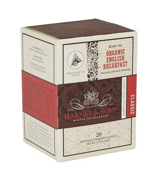 SILKEN SACHETS ORGANIC ENGLISH BREAKFAST